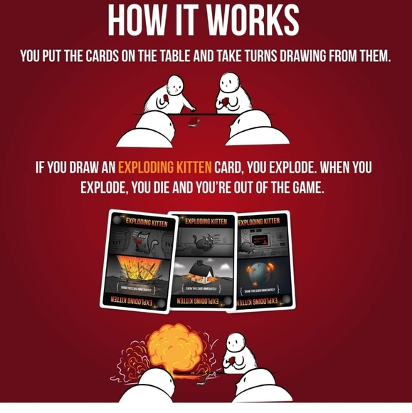 Exploding kittens Card game - Picture 3 of 8
